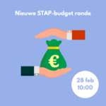 Nieuwe STAP-budget ronde op 28 februari
