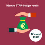 Nieuwe STAP-budget ronde op 17 maart